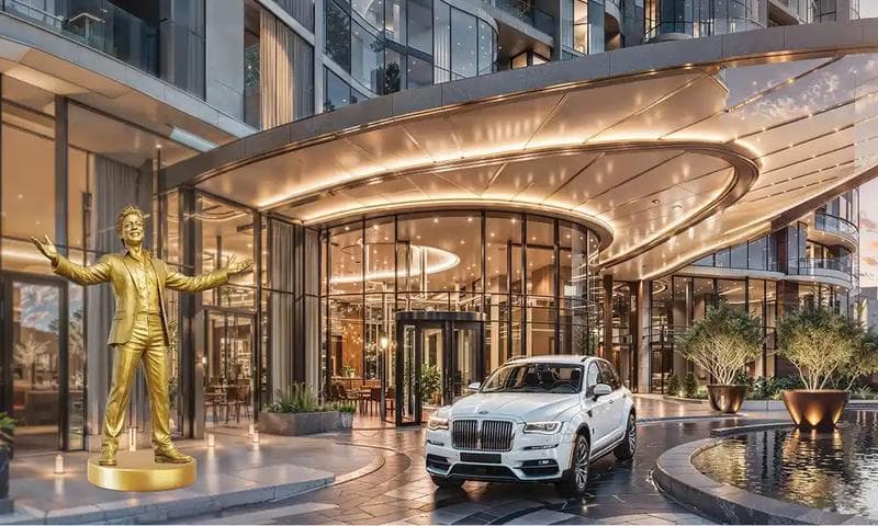 Room design at SHAHRUKHZ by Danube by Danube Properties