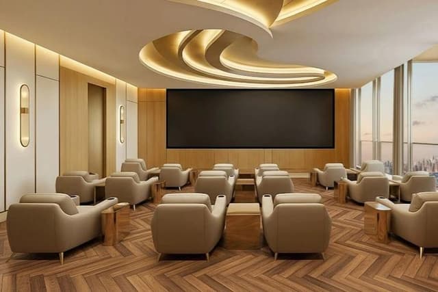 Sheikh Zayed Road - Living space at SHAHRUKHZ by Danube