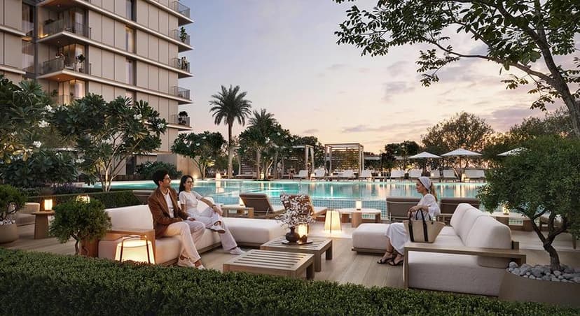 Building facade at CREEK Haven by Emaar Properties in Dubai Creek Harbour