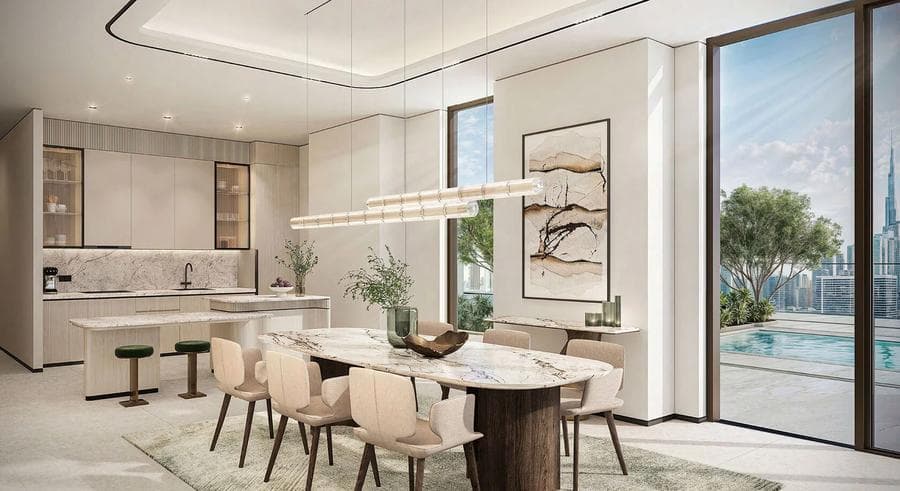 Room design at Atelis at D3 by Meraas