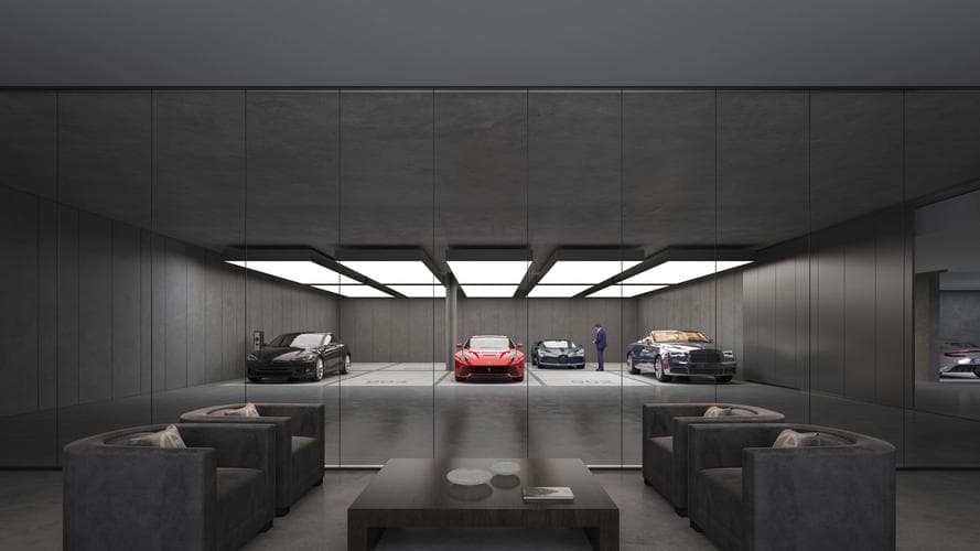 Front entrance at Armani beach Residences
