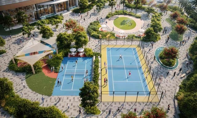 Tiger Downtown Ajman - Living space at Orchid Towers