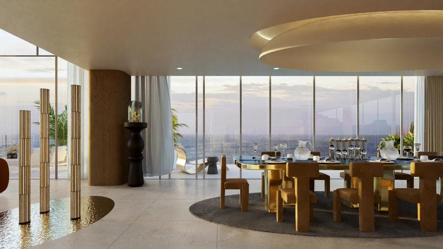 Mondrian Room design in Marjan Island
