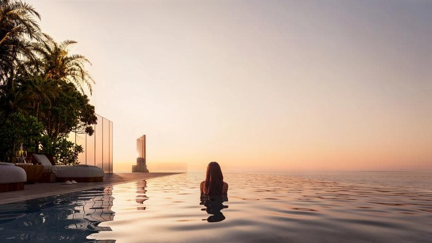 Building design at Mondrian in Marjan Island