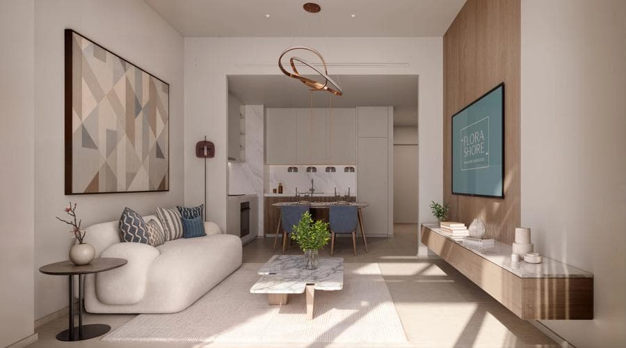 FLORA SHORE Room design in Dubai Island