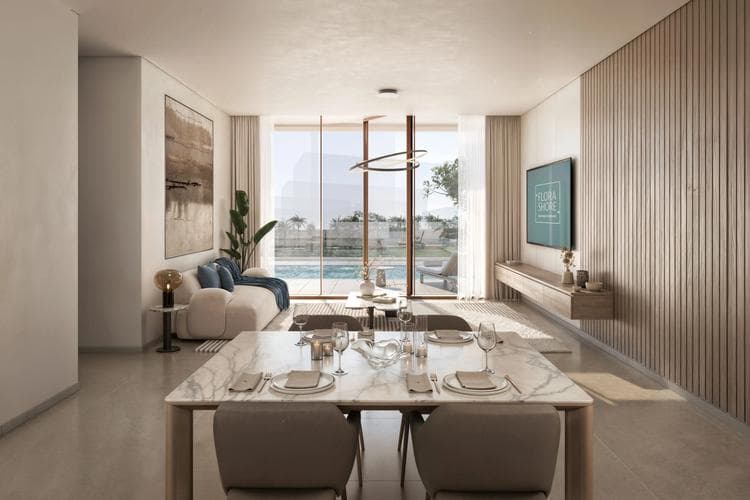 Building design at FLORA SHORE in Dubai Island