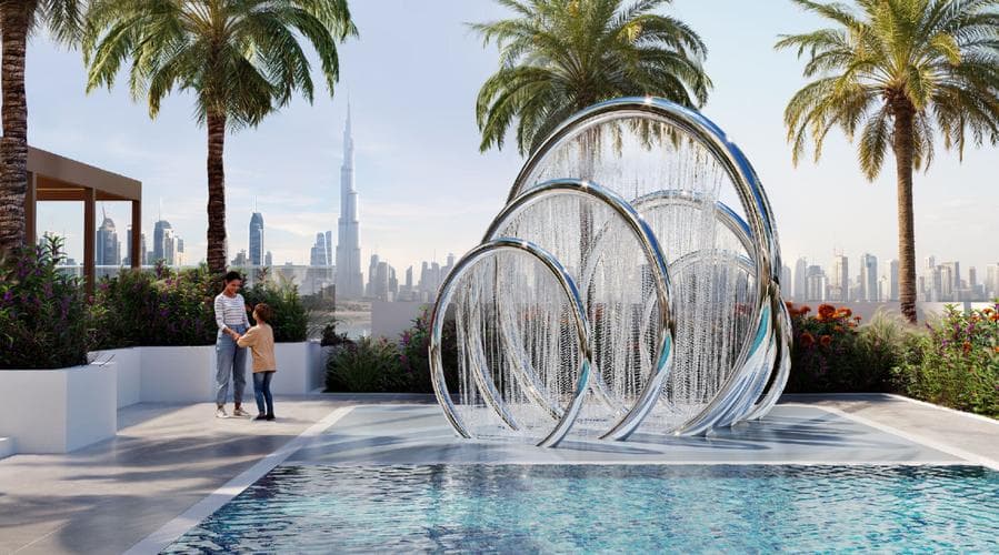 Building design at Rabdan Gardens in Jumeirah Garden City