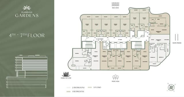 Apartment interior #5 at Rabdan Gardens