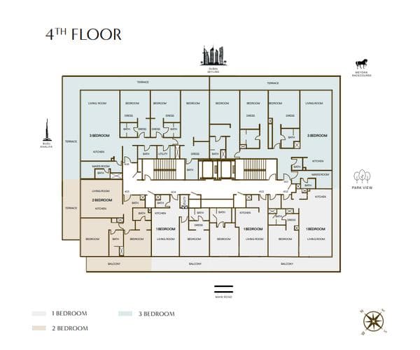 Rabdan Square Interior in Meydan