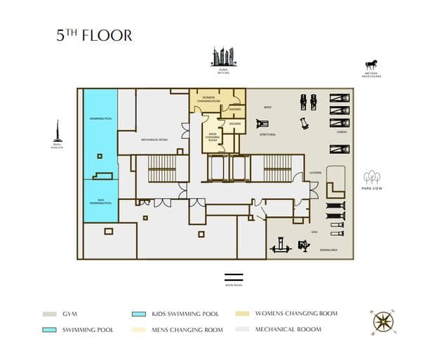 Room design at Rabdan Square by Rabdan Developments in Meydan