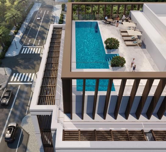 Living space at Rabdan Square by Rabdan Developments