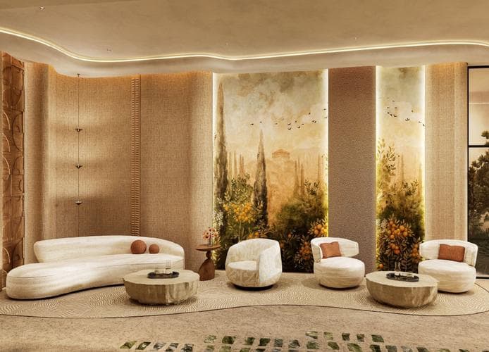 Room design at Rabdan Square in Meydan
