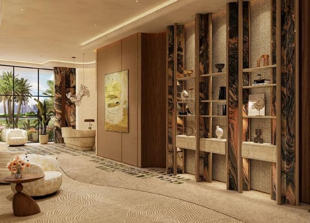 Front entrance at Rabdan Square by Rabdan Developments