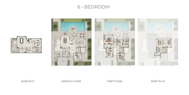 Living space at Mareva - The oasis by Emaar Properties