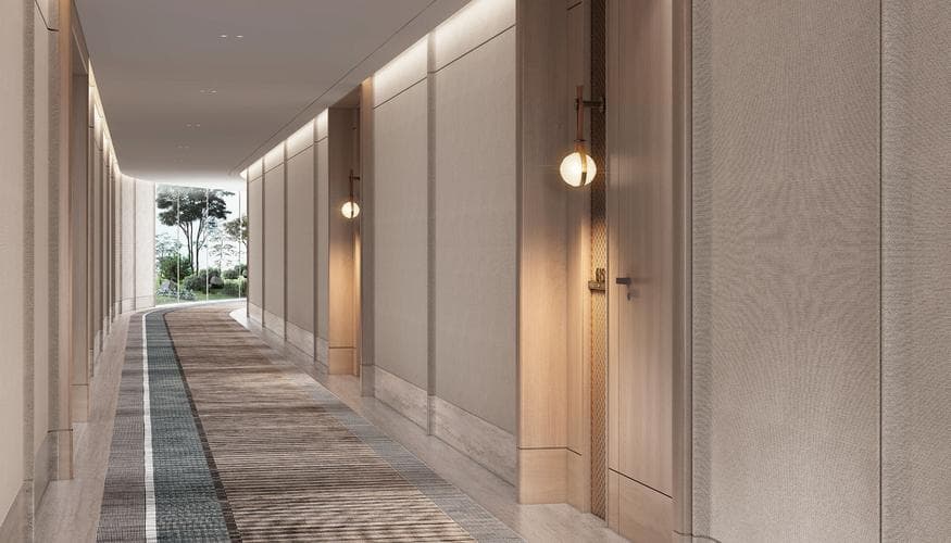Building design at JW Marriott Residences in Marjan Island