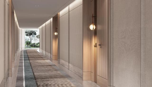 Building design at JW Marriott Residences in Marjan Island