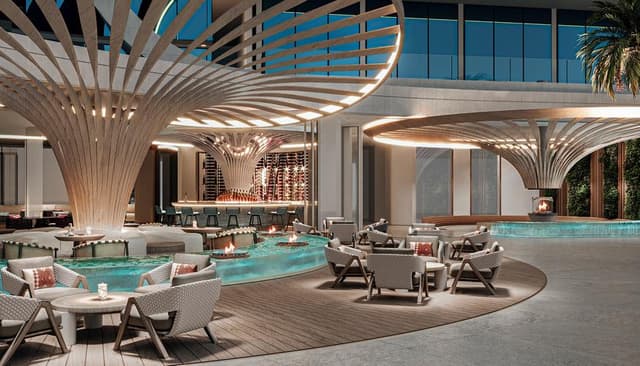 Living space at JW Marriott Residences by WOW Resorts