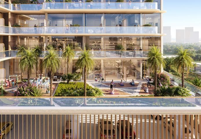 Lifestyle amenities at Celesto Tower including gym, swimming pool, Zen Garden, and outdoor leisure spaces