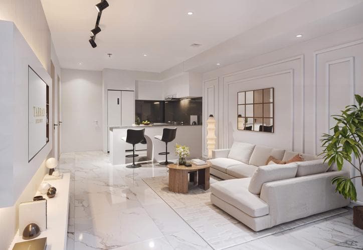 Interior design of Celesto Tower apartments by Tarrad Development in DLRC Dubai