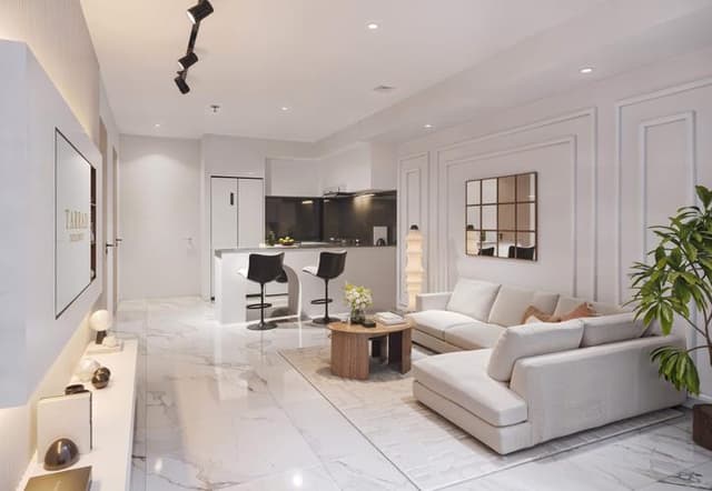 Interior design of Celesto Tower apartments by Tarrad Development in DLRC Dubai