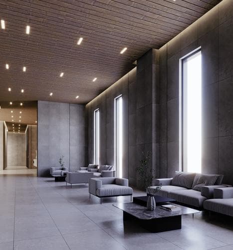 Front entrance at The 100 - Meydan