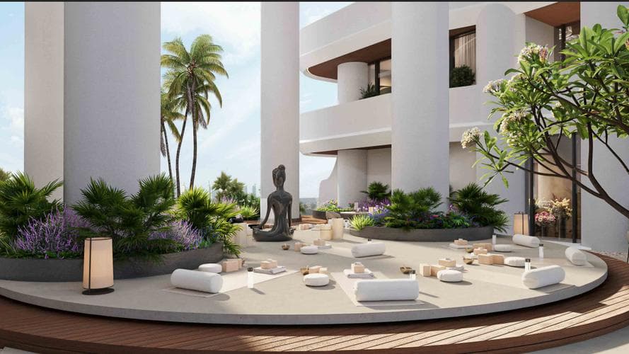 Barari Gate by ADE wellness space and relaxation area