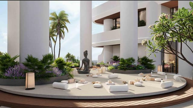 Barari Gate by ADE wellness space and relaxation area