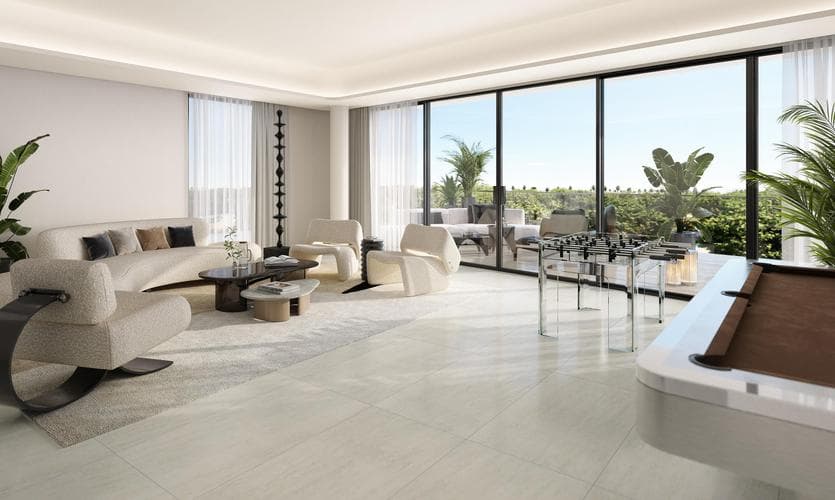 Mohammed Bin Rashid City - Living space at Karl Lagerfeld Villas
