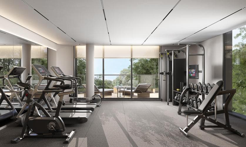 Apartment interior at Karl Lagerfeld Villas