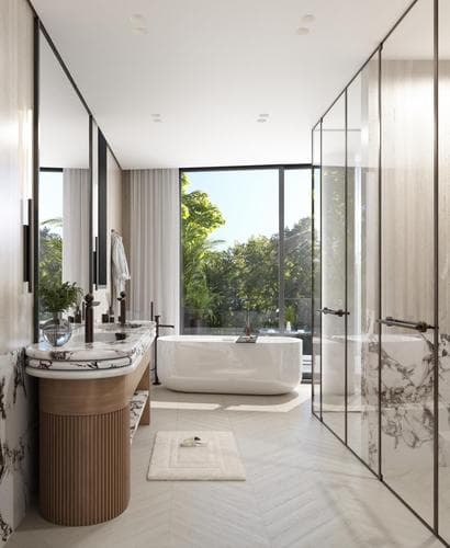 Mohammed Bin Rashid City - Exterior view at Karl Lagerfeld Villas