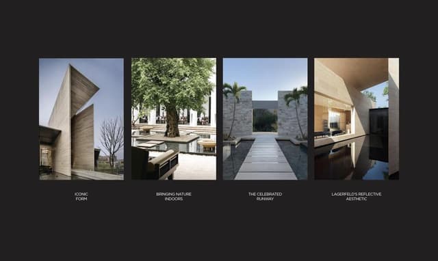 Building design at Karl Lagerfeld Villas by Taraf in Mohammed Bin Rashid City