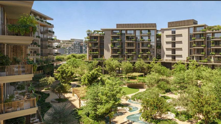 Arancia Yards residences with scenic community views