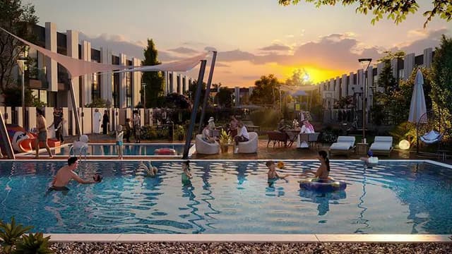 Khalifa City - Living space at Reportage Village 1