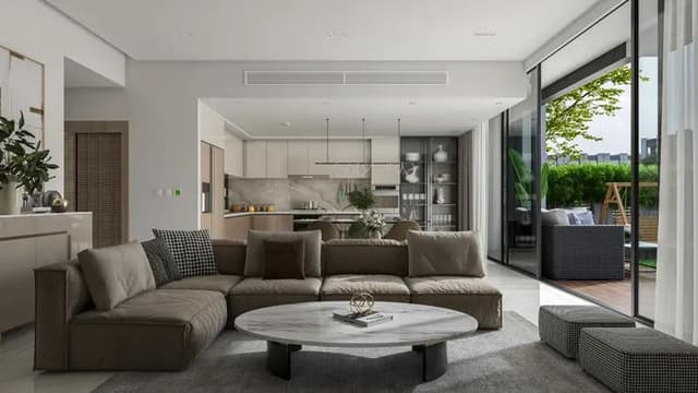Living space at Reportage Village 1 by Reportage
