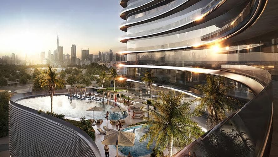 binghatti-skyflame-swimming-pool