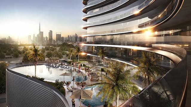 binghatti-skyflame-swimming-pool