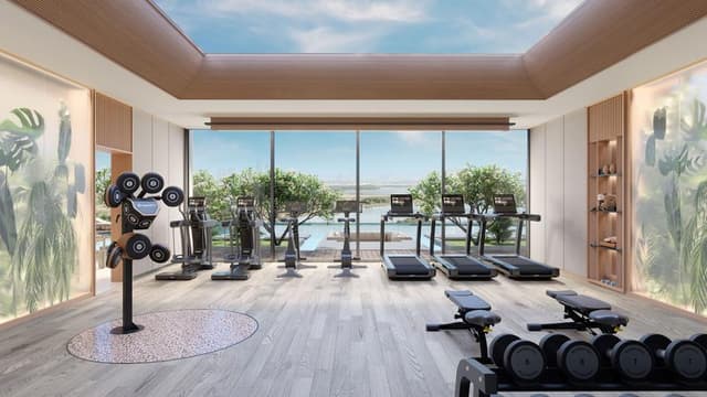 Mohammed Bin Rashid City - Living space at Belgrove Residences