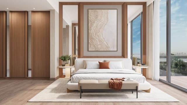 Building design at Belgrove Residences in Mohammed Bin Rashid City