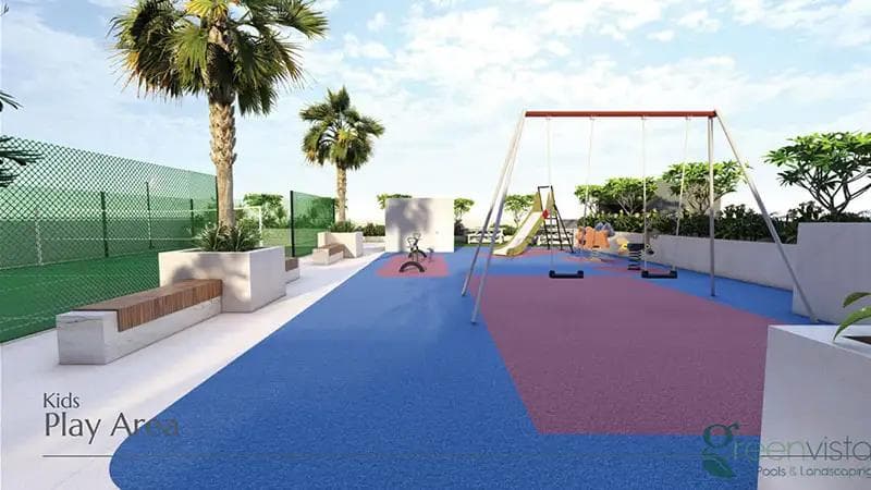 Building design at Enaya Residences in JVT Jumeirah Village Triangle