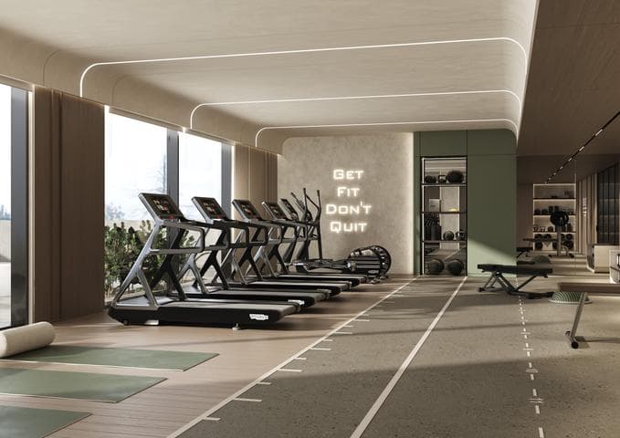 Front entrance at Gharbi 1 Residences
