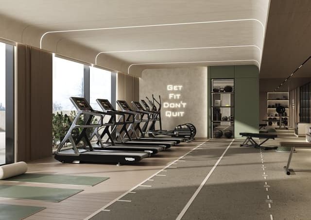 Front entrance at Gharbi 1 Residences