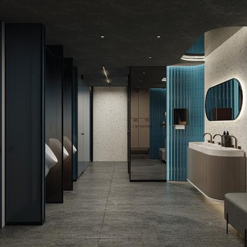 Living space at Gharbi 1 Residences by Rabdan Developments