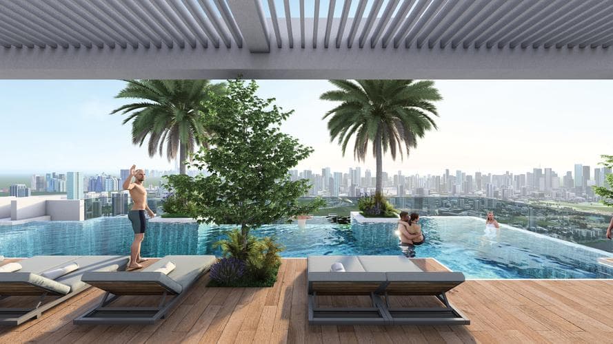 Arjan - Indoor area at Gharbi 1 Residences