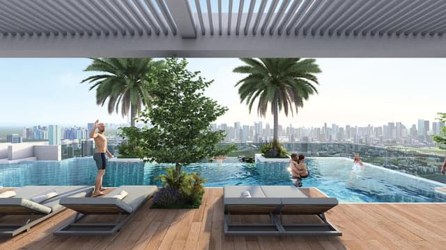 Arjan - Indoor area at Gharbi 1 Residences