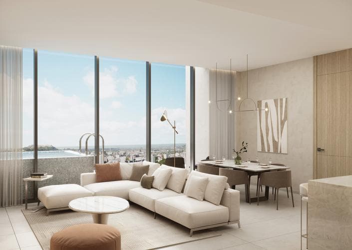 Room design at Gharbi 1 Residences in Arjan