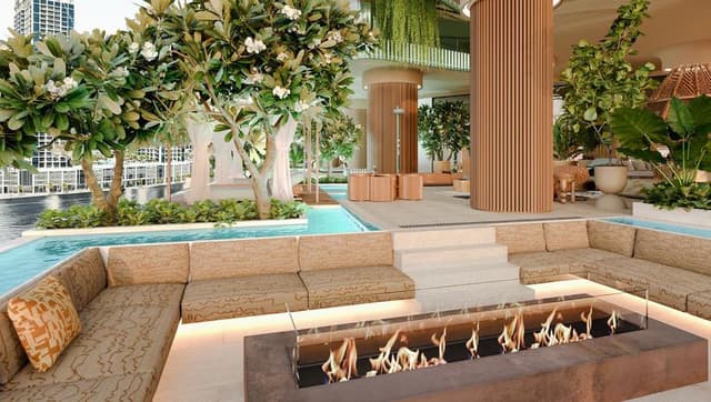 Interior at Eywa Residences in Business Bay