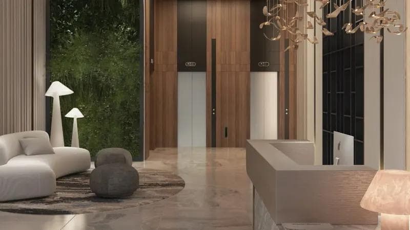 JVC (Jumeirah Village Circle) - Living space at Pantheon Maison Elysee II