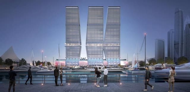 Dubai Marina - Living space at W Residences