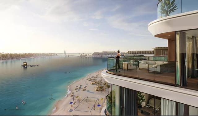 Building facade at District One West by Nakheel Properties in Mohammed Bin Rashid City