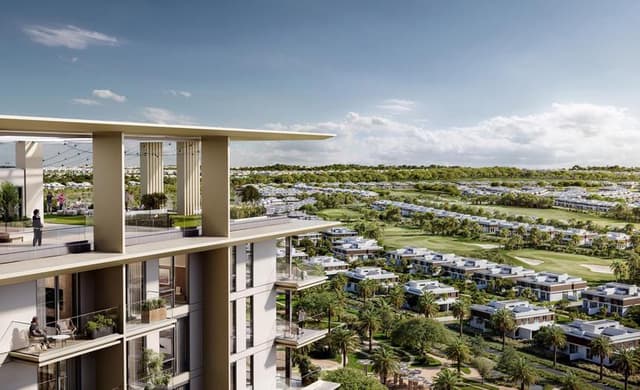 Building design at Club Place in Dubai Hills Estate